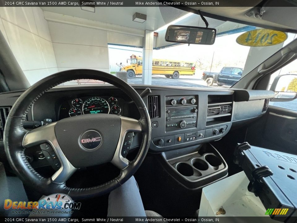 Dashboard of 2014 GMC Savana Van 1500 AWD Cargo Photo #18