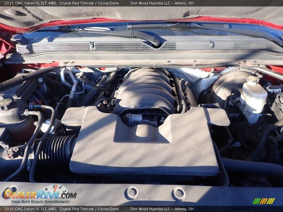2015 GMC Yukon XL SLT 4WD Crystal Red Tintcoat / Cocoa/Dune Photo #4