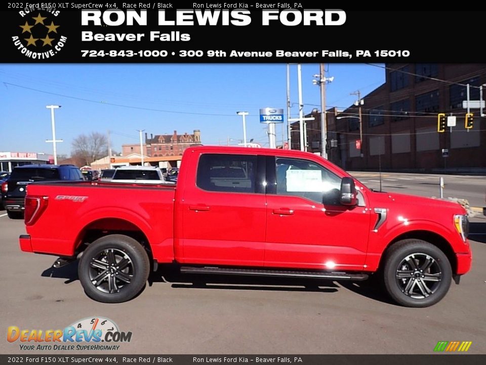 2022 Ford F150 XLT SuperCrew 4x4 Race Red / Black Photo #1