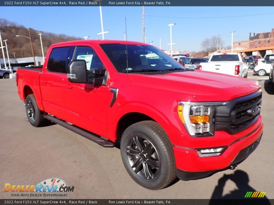 2022 Ford F150 XLT SuperCrew 4x4 Race Red / Black Photo #2