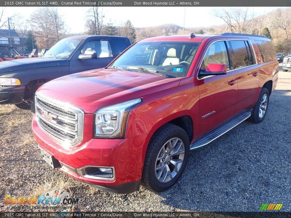 2015 GMC Yukon XL SLT 4WD Crystal Red Tintcoat / Cocoa/Dune Photo #6