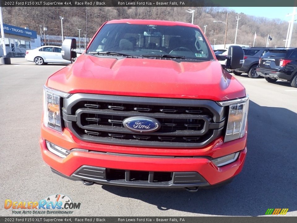 2022 Ford F150 XLT SuperCrew 4x4 Race Red / Black Photo #3
