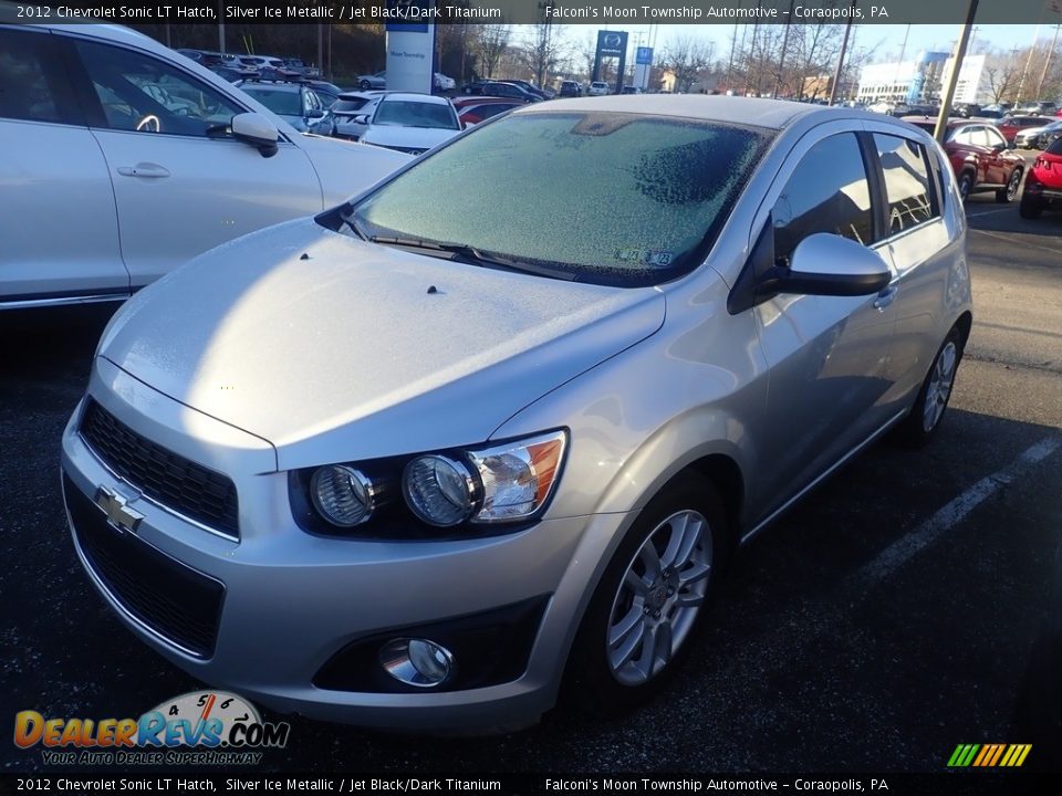 2012 Chevrolet Sonic LT Hatch Silver Ice Metallic / Jet Black/Dark Titanium Photo #1