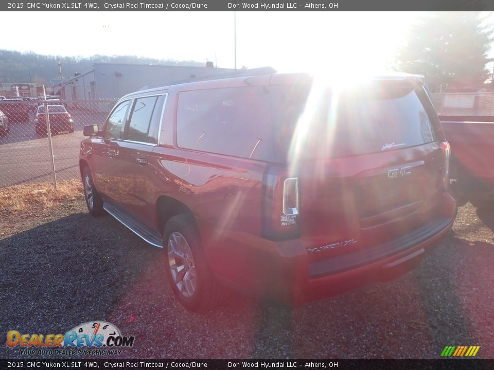 2015 GMC Yukon XL SLT 4WD Crystal Red Tintcoat / Cocoa/Dune Photo #7