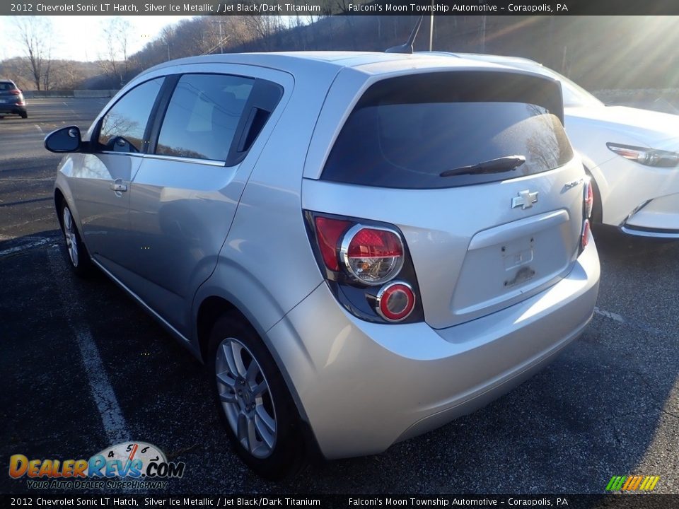 2012 Chevrolet Sonic LT Hatch Silver Ice Metallic / Jet Black/Dark Titanium Photo #2