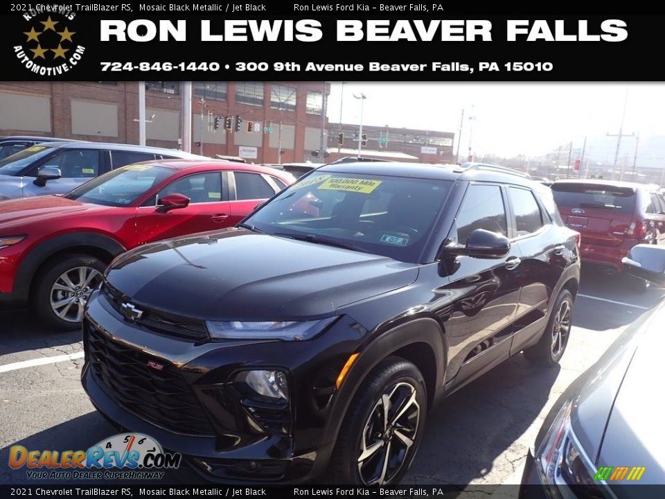 2021 Chevrolet TrailBlazer RS Mosaic Black Metallic / Jet Black Photo #1