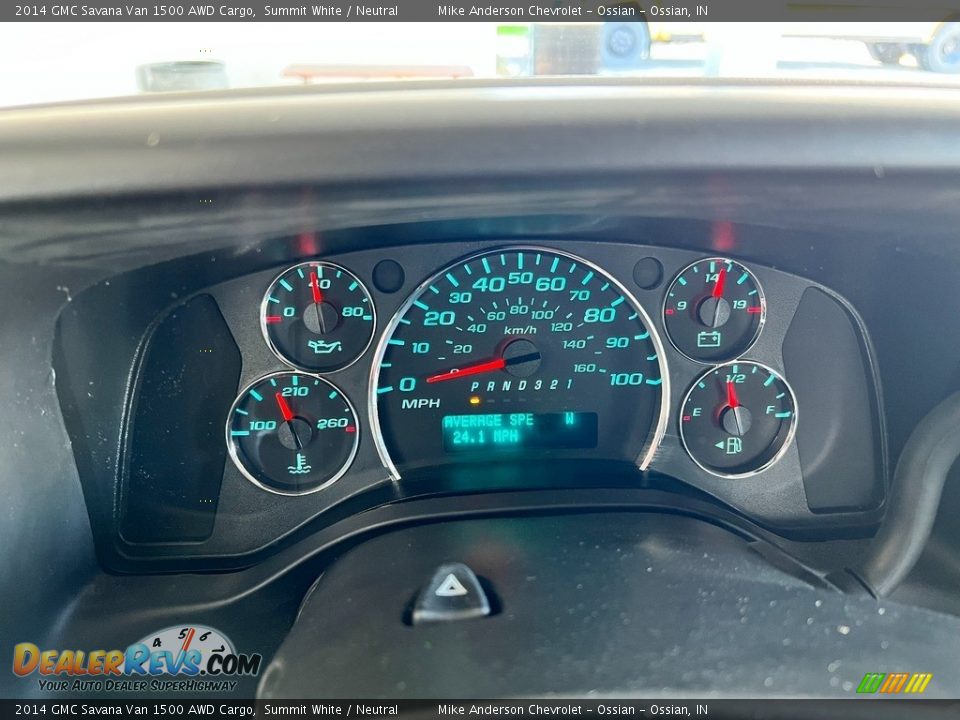 2014 GMC Savana Van 1500 AWD Cargo Gauges Photo #22