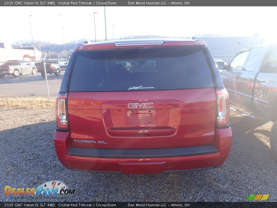 2015 GMC Yukon XL SLT 4WD Crystal Red Tintcoat / Cocoa/Dune Photo #8