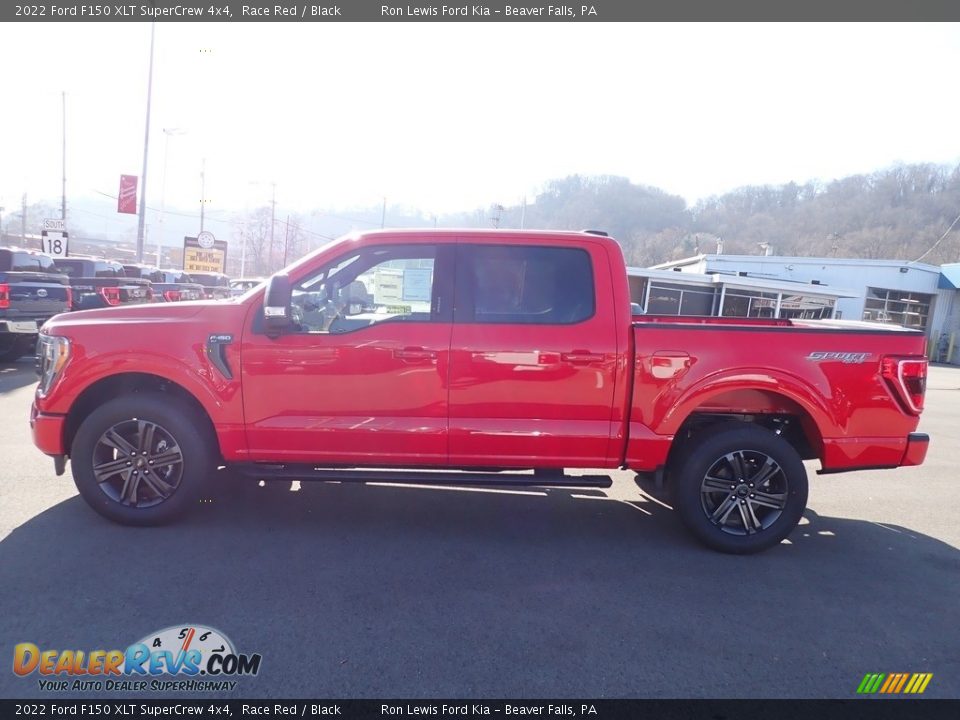 2022 Ford F150 XLT SuperCrew 4x4 Race Red / Black Photo #5