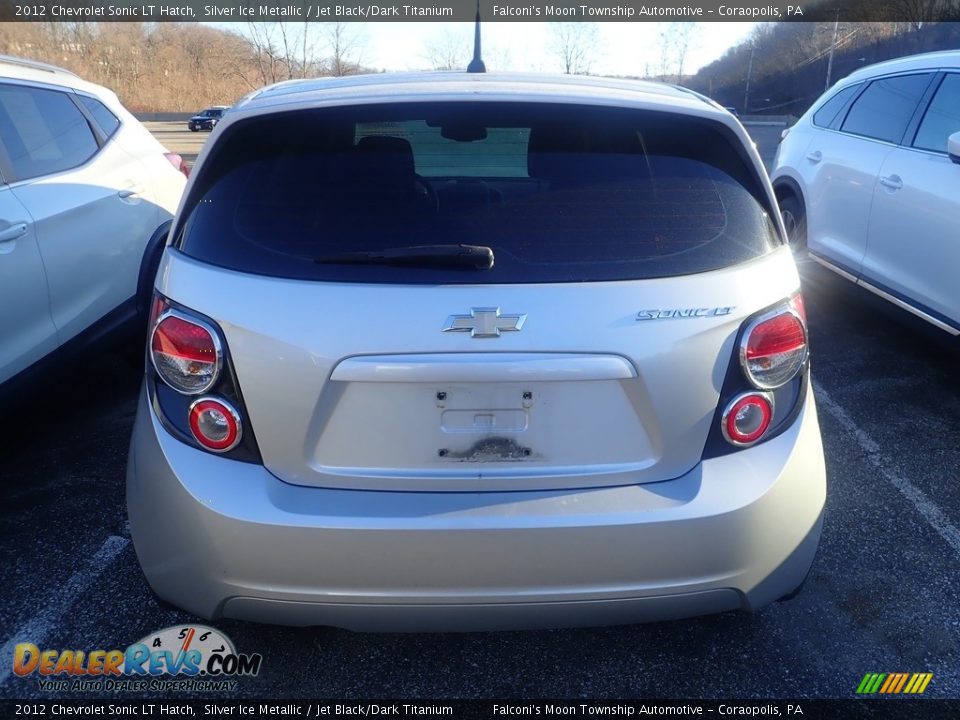 2012 Chevrolet Sonic LT Hatch Silver Ice Metallic / Jet Black/Dark Titanium Photo #3