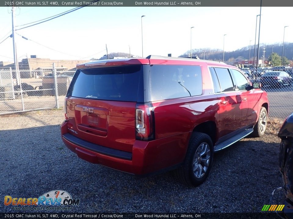 2015 GMC Yukon XL SLT 4WD Crystal Red Tintcoat / Cocoa/Dune Photo #9