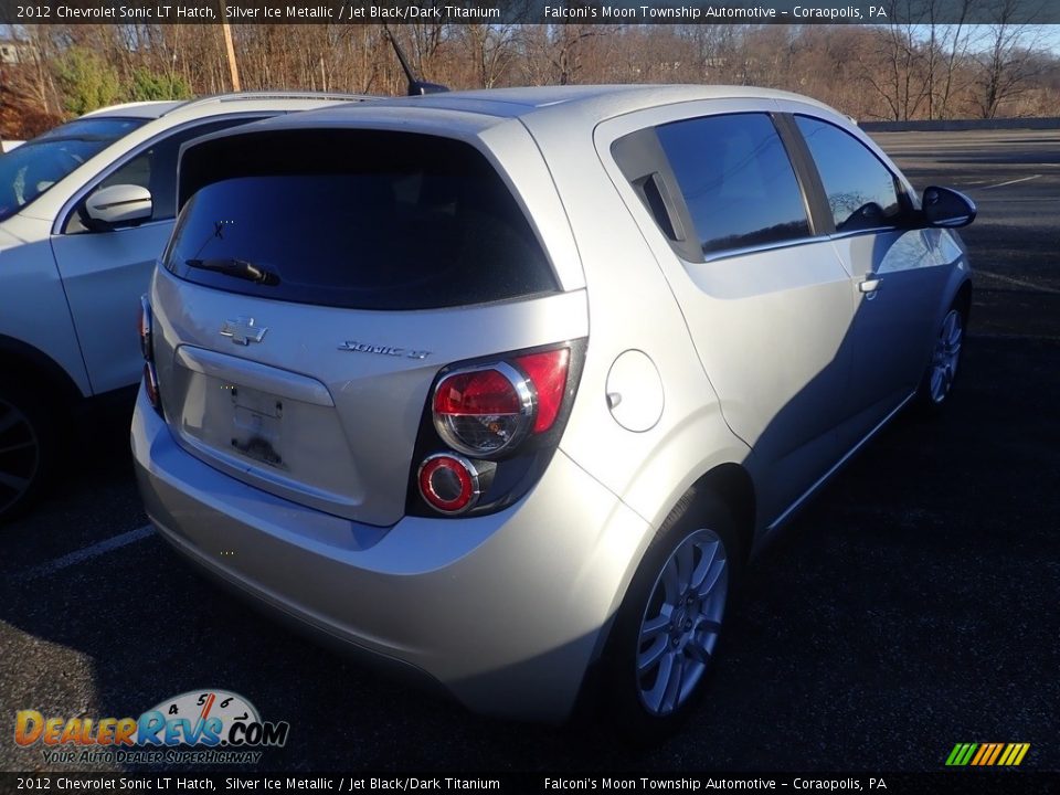 2012 Chevrolet Sonic LT Hatch Silver Ice Metallic / Jet Black/Dark Titanium Photo #4