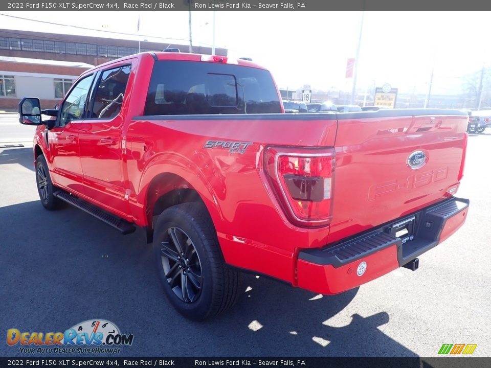 2022 Ford F150 XLT SuperCrew 4x4 Race Red / Black Photo #6