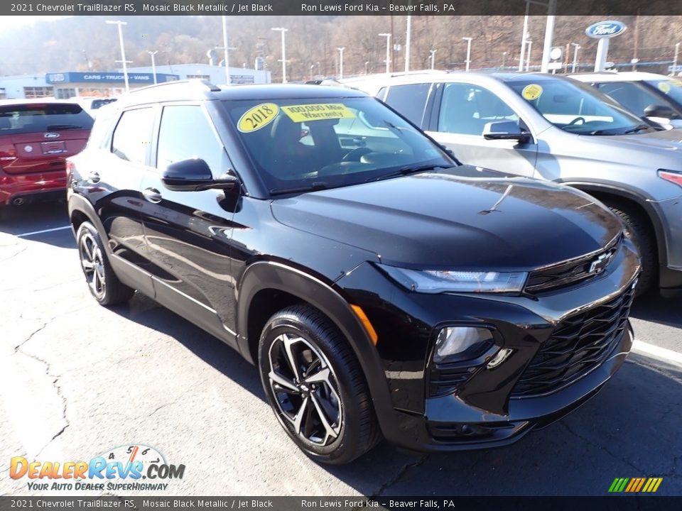2021 Chevrolet TrailBlazer RS Mosaic Black Metallic / Jet Black Photo #3