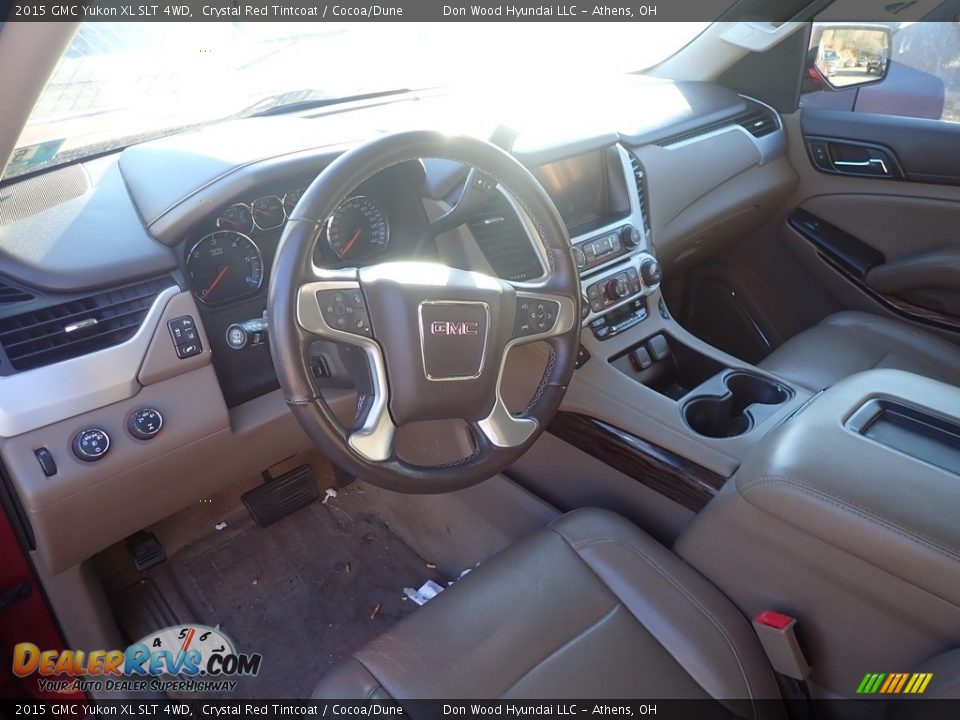 2015 GMC Yukon XL SLT 4WD Crystal Red Tintcoat / Cocoa/Dune Photo #10