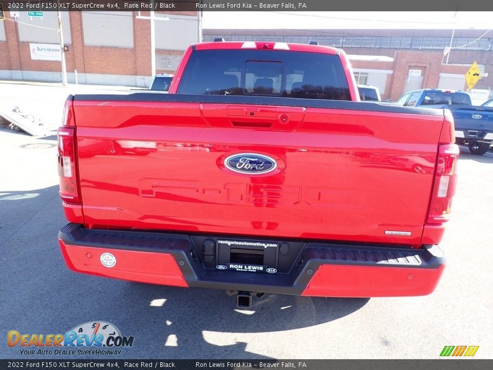 2022 Ford F150 XLT SuperCrew 4x4 Race Red / Black Photo #7