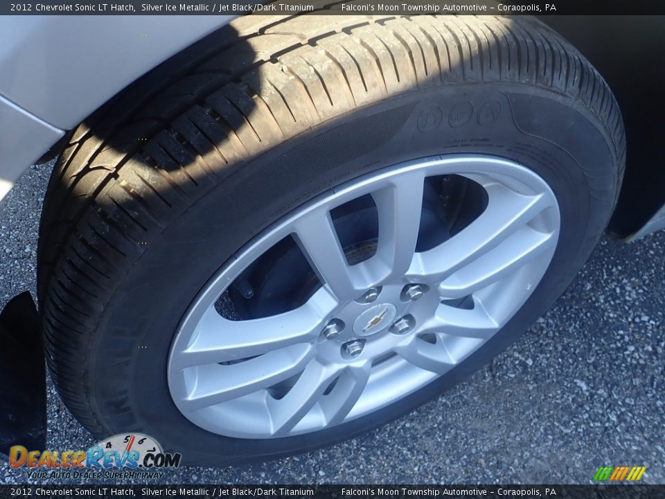 2012 Chevrolet Sonic LT Hatch Silver Ice Metallic / Jet Black/Dark Titanium Photo #5