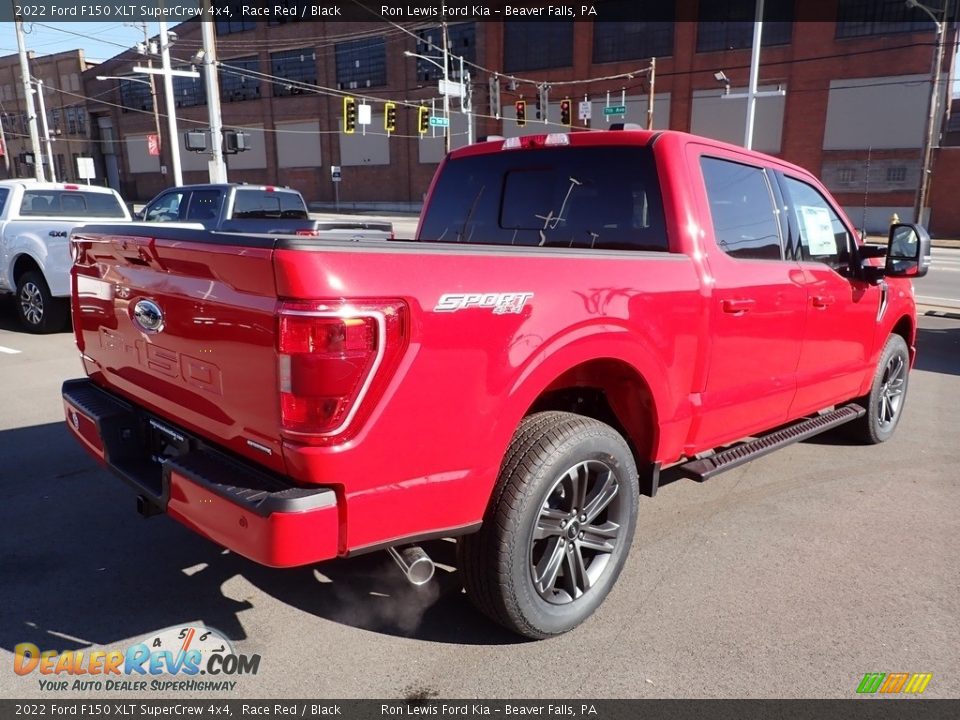 2022 Ford F150 XLT SuperCrew 4x4 Race Red / Black Photo #8