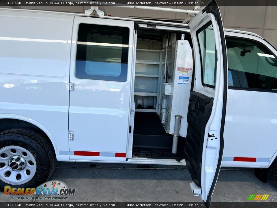 2014 GMC Savana Van 1500 AWD Cargo Summit White / Neutral Photo #26