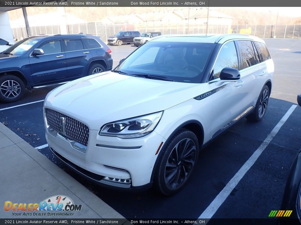 Pristine White 2021 Lincoln Aviator Reserve AWD Photo #7