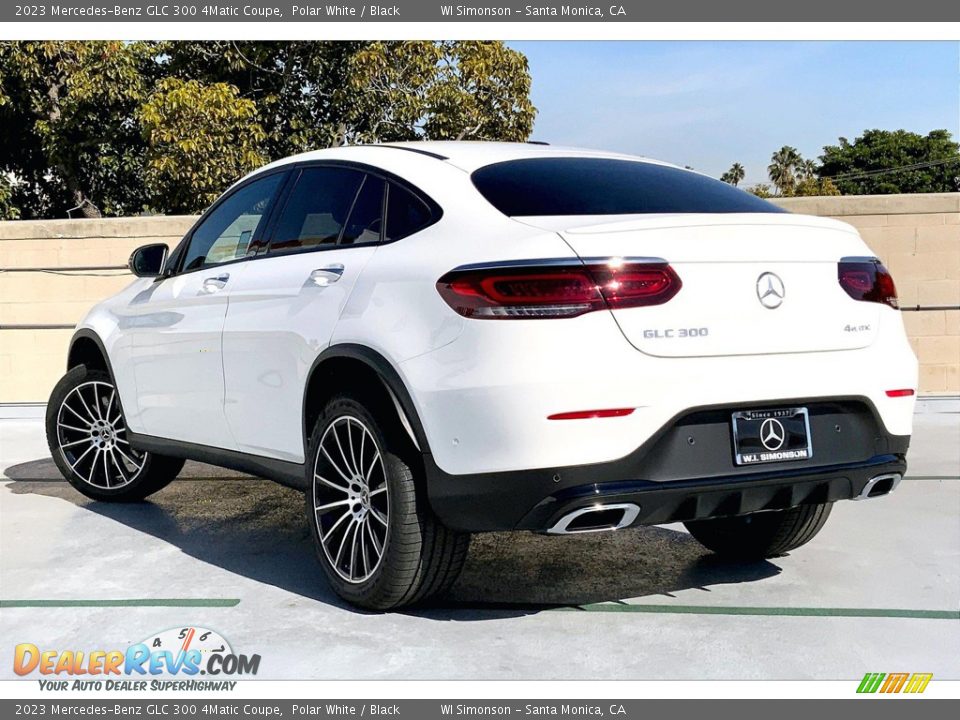 2023 Mercedes-Benz GLC 300 4Matic Coupe Polar White / Black Photo #2