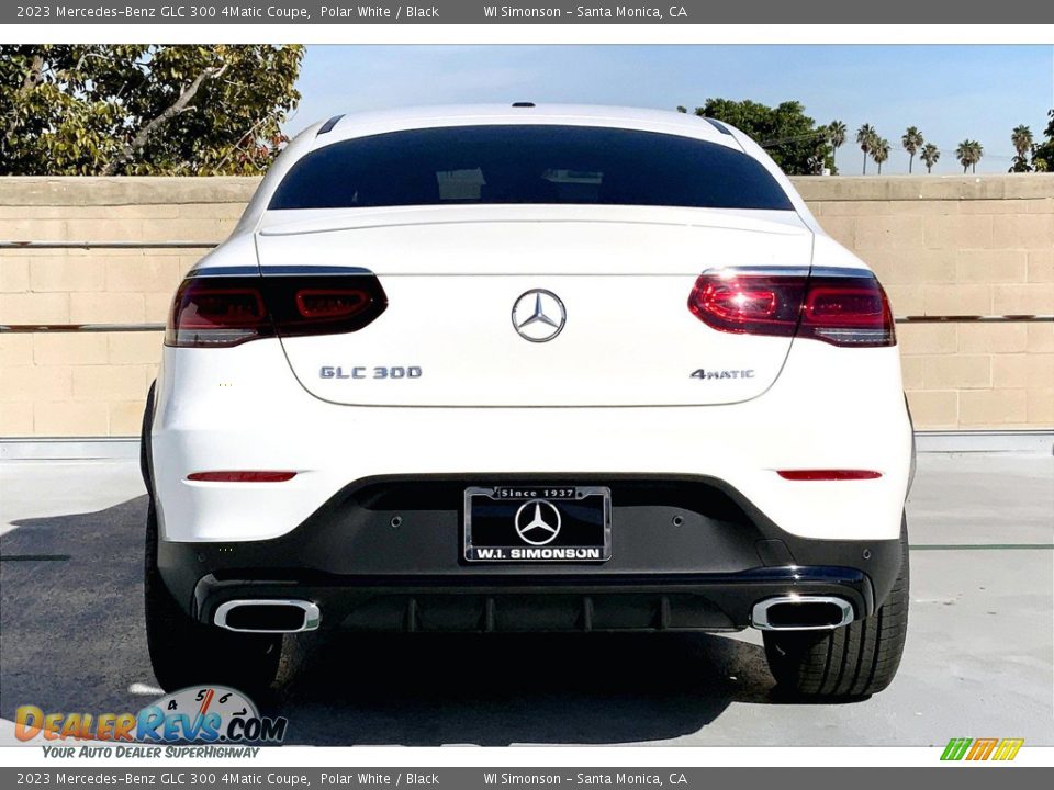 2023 Mercedes-Benz GLC 300 4Matic Coupe Polar White / Black Photo #3