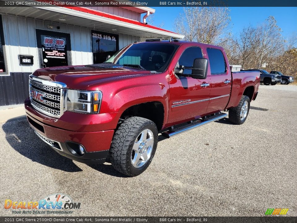 2013 GMC Sierra 2500HD Denali Crew Cab 4x4 Sonoma Red Metallic / Ebony Photo #1