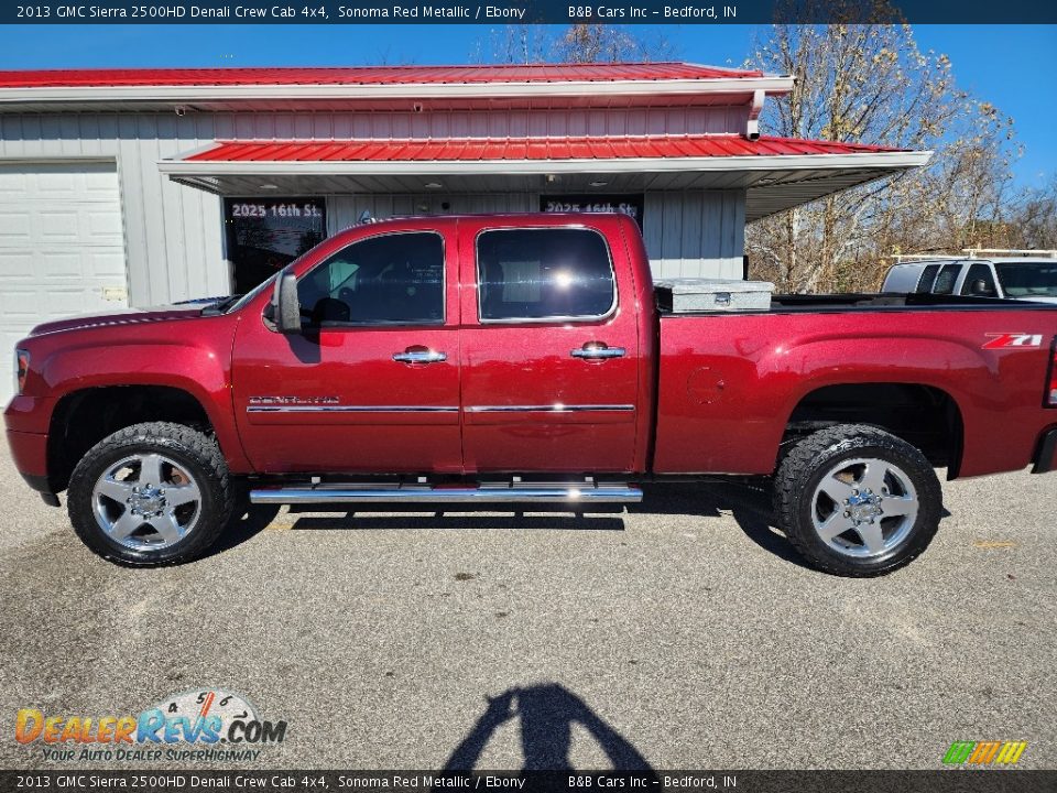 2013 GMC Sierra 2500HD Denali Crew Cab 4x4 Sonoma Red Metallic / Ebony Photo #2