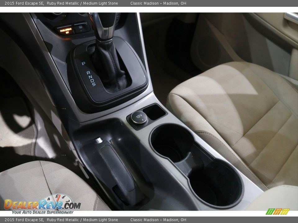 2015 Ford Escape SE Ruby Red Metallic / Medium Light Stone Photo #13