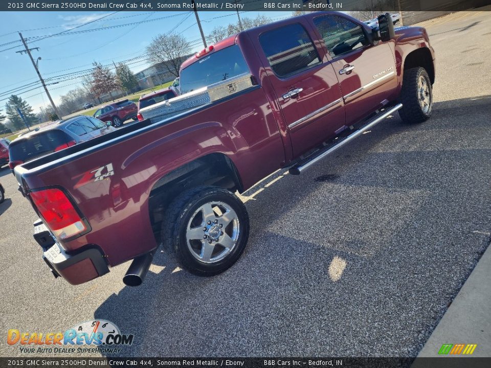 2013 GMC Sierra 2500HD Denali Crew Cab 4x4 Sonoma Red Metallic / Ebony Photo #6