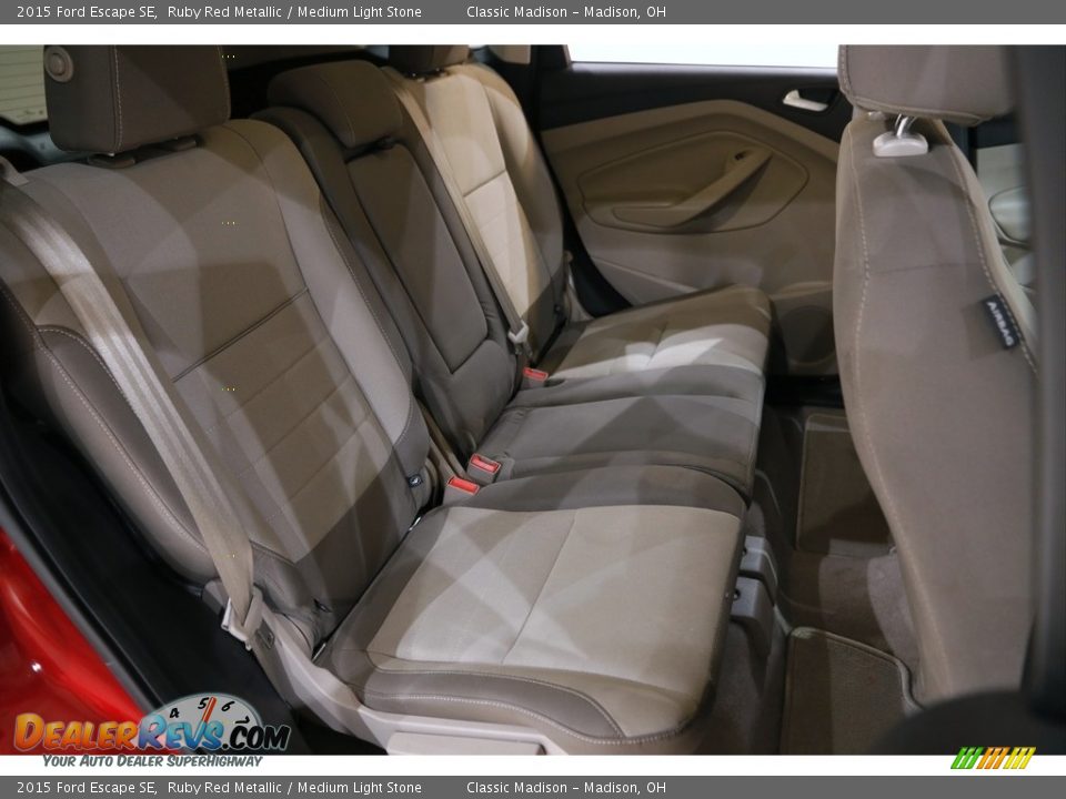 2015 Ford Escape SE Ruby Red Metallic / Medium Light Stone Photo #15