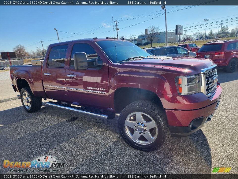 2013 GMC Sierra 2500HD Denali Crew Cab 4x4 Sonoma Red Metallic / Ebony Photo #7