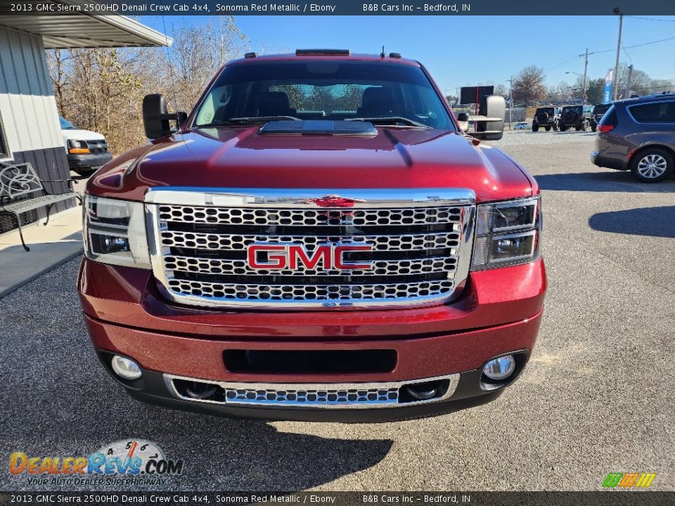 2013 GMC Sierra 2500HD Denali Crew Cab 4x4 Sonoma Red Metallic / Ebony Photo #8