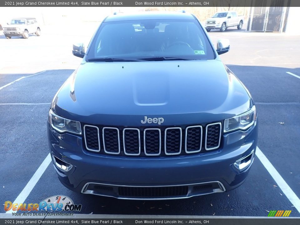 2021 Jeep Grand Cherokee Limited 4x4 Slate Blue Pearl / Black Photo #3