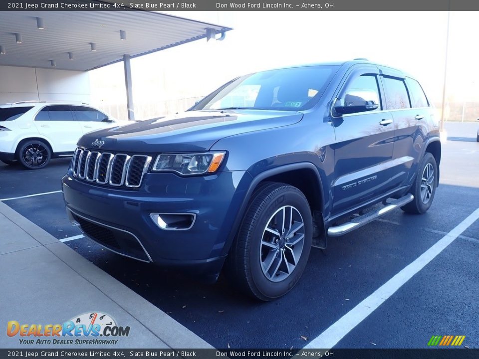 2021 Jeep Grand Cherokee Limited 4x4 Slate Blue Pearl / Black Photo #6