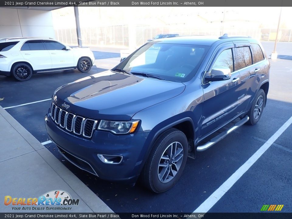2021 Jeep Grand Cherokee Limited 4x4 Slate Blue Pearl / Black Photo #7