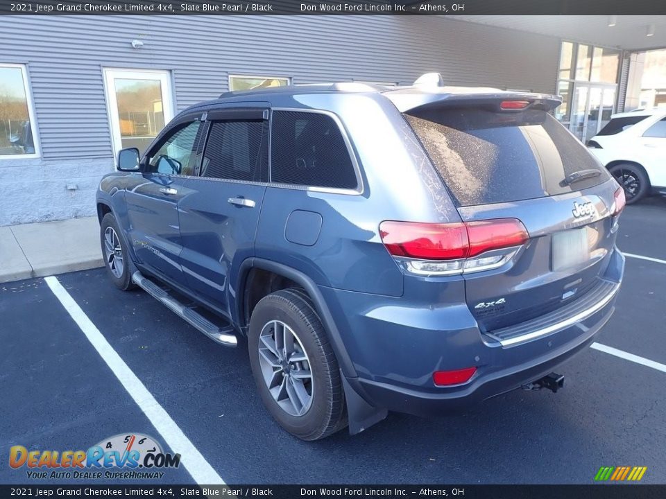 2021 Jeep Grand Cherokee Limited 4x4 Slate Blue Pearl / Black Photo #8