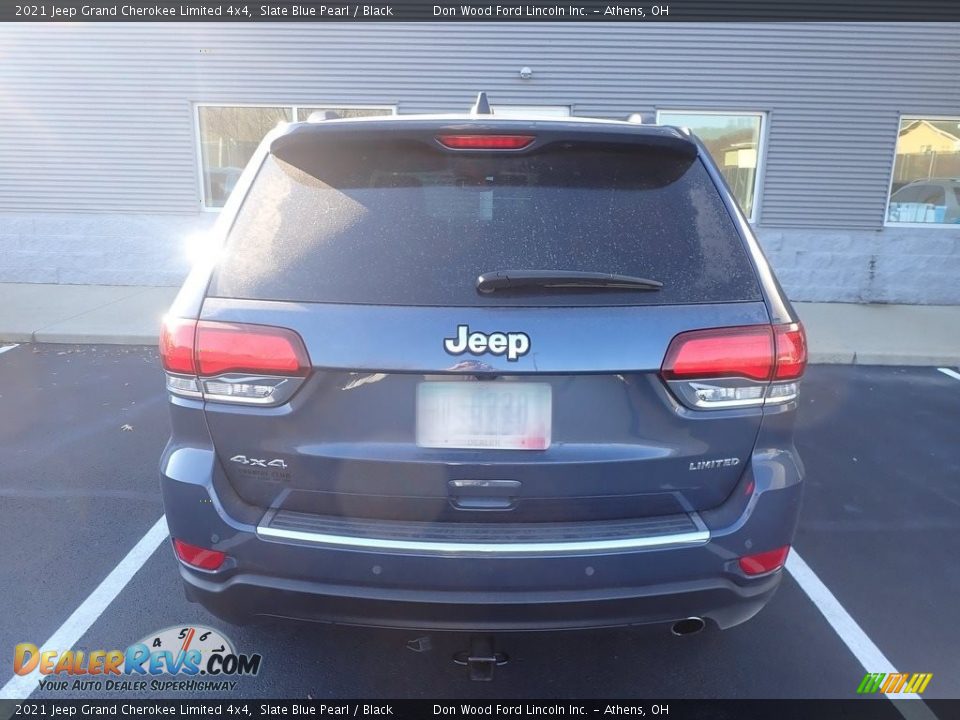 2021 Jeep Grand Cherokee Limited 4x4 Slate Blue Pearl / Black Photo #9