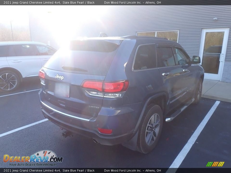 2021 Jeep Grand Cherokee Limited 4x4 Slate Blue Pearl / Black Photo #10