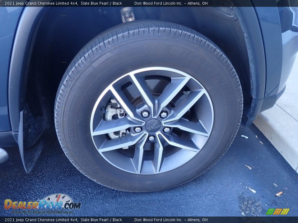 2021 Jeep Grand Cherokee Limited 4x4 Slate Blue Pearl / Black Photo #12