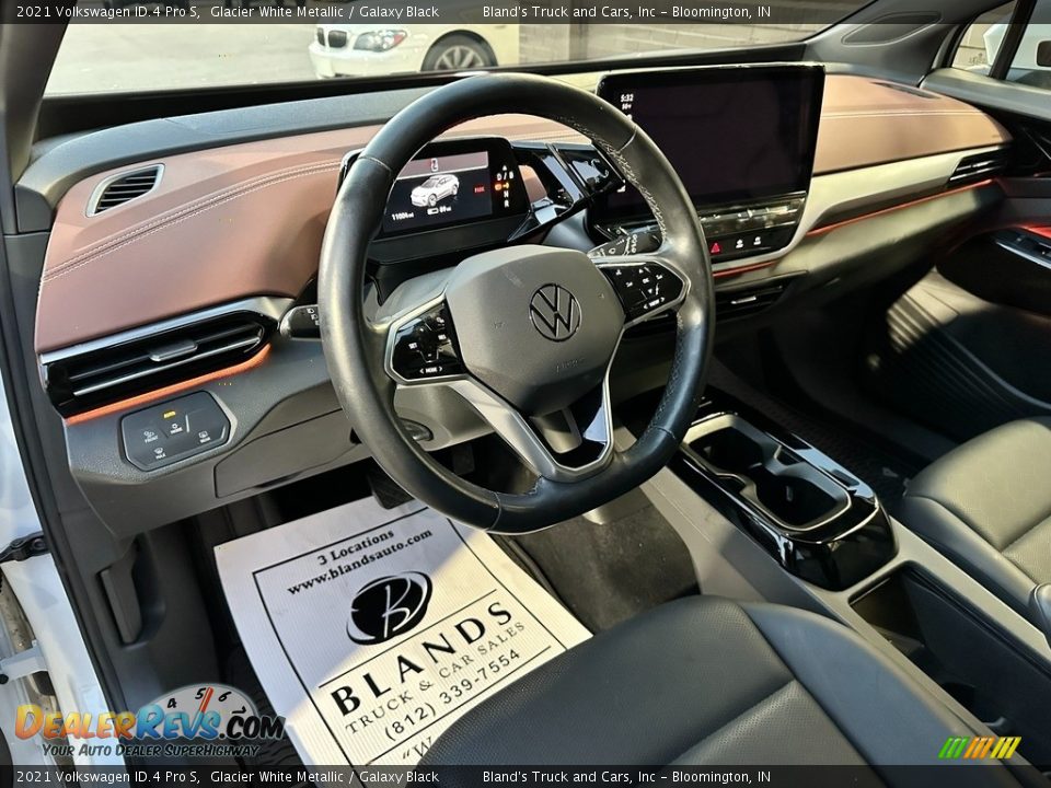 2021 Volkswagen ID.4 Pro S Glacier White Metallic / Galaxy Black Photo #11