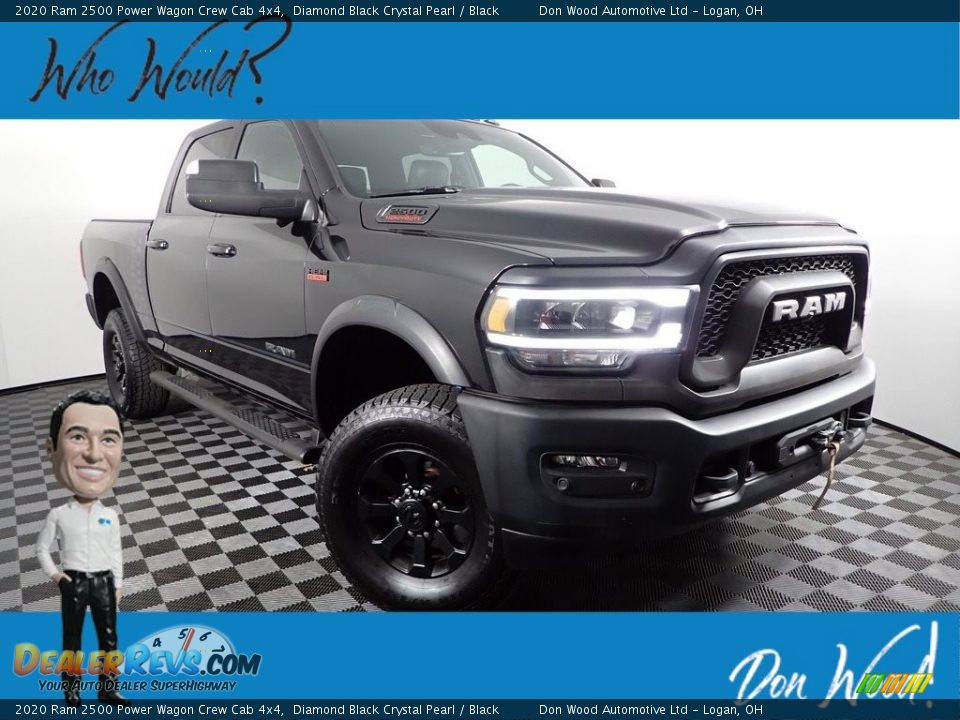 2020 Ram 2500 Power Wagon Crew Cab 4x4 Diamond Black Crystal Pearl / Black Photo #1