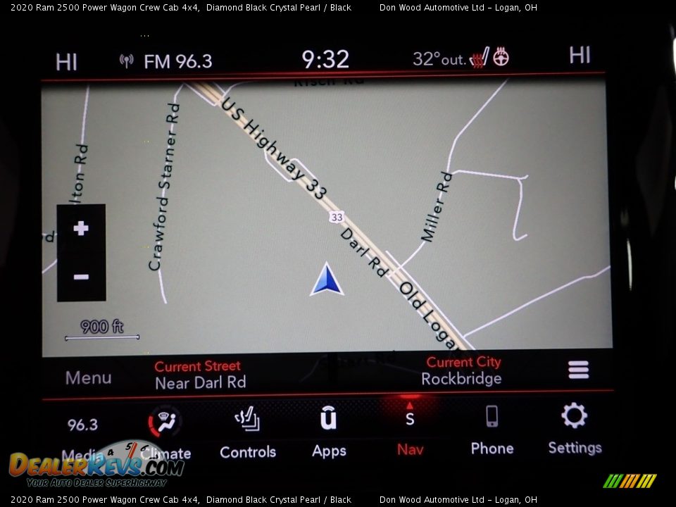 2020 Ram 2500 Power Wagon Crew Cab 4x4 Diamond Black Crystal Pearl / Black Photo #8