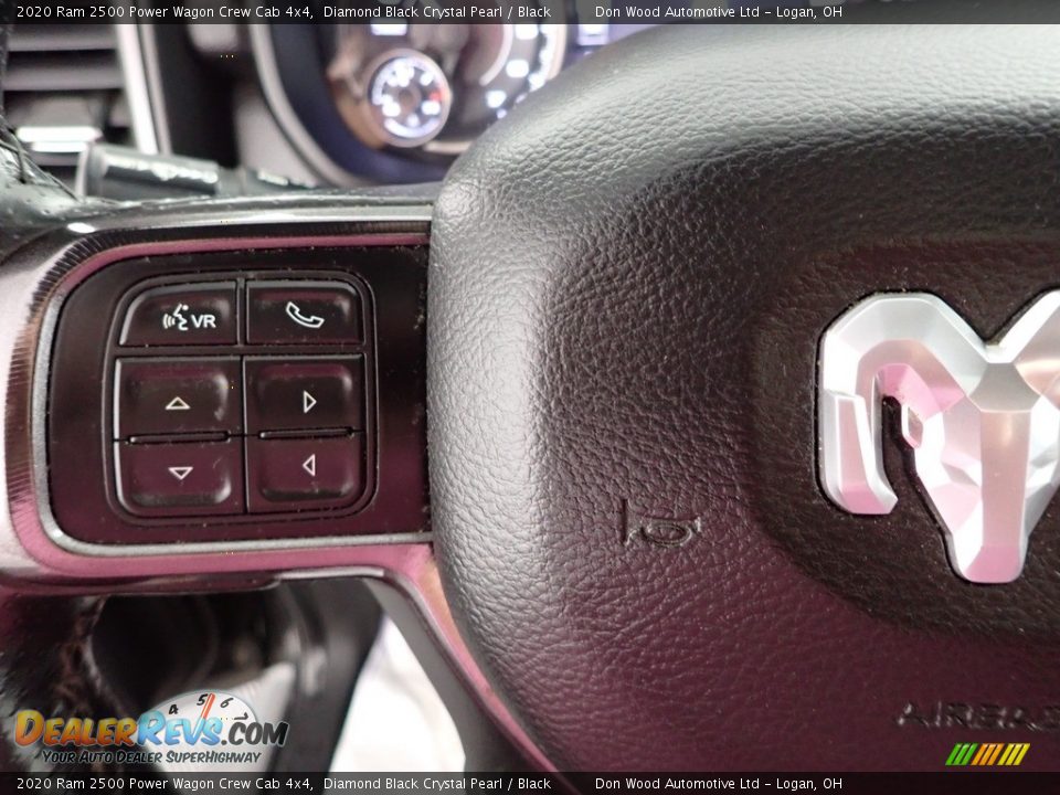 2020 Ram 2500 Power Wagon Crew Cab 4x4 Diamond Black Crystal Pearl / Black Photo #20