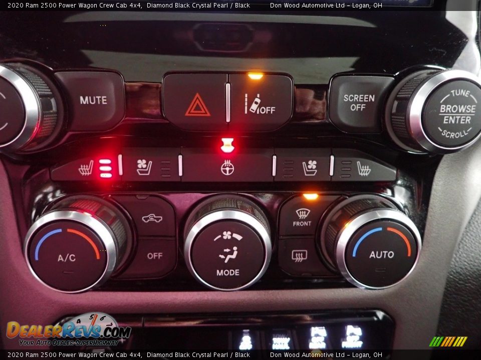 2020 Ram 2500 Power Wagon Crew Cab 4x4 Diamond Black Crystal Pearl / Black Photo #23