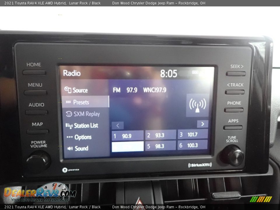2021 Toyota RAV4 XLE AWD Hybrid Lunar Rock / Black Photo #2