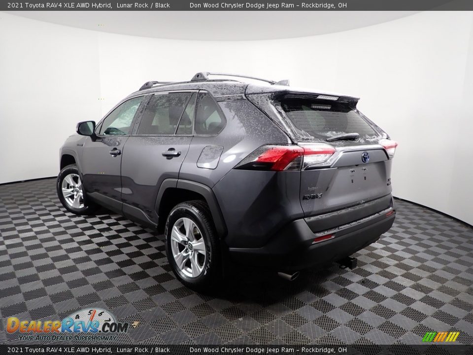 2021 Toyota RAV4 XLE AWD Hybrid Lunar Rock / Black Photo #7