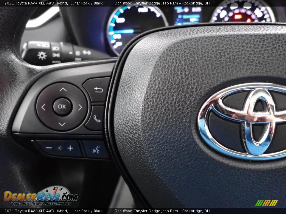 2021 Toyota RAV4 XLE AWD Hybrid Lunar Rock / Black Photo #17
