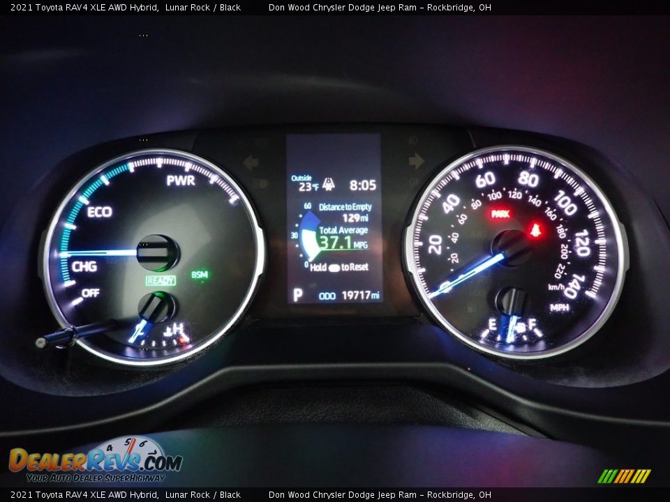 2021 Toyota RAV4 XLE AWD Hybrid Lunar Rock / Black Photo #19