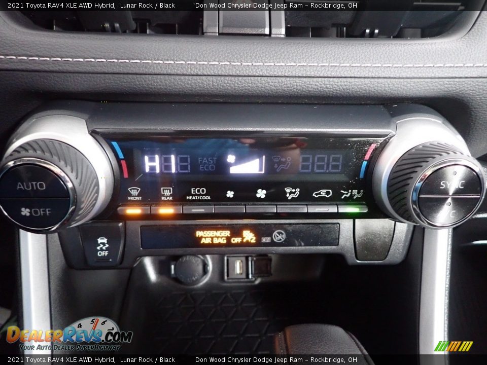 2021 Toyota RAV4 XLE AWD Hybrid Lunar Rock / Black Photo #20